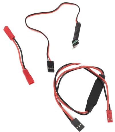 Tihebeyan Controlador de Cabrestante de Coche RC, Mando a Distancia Universal con Enchufe Adaptador Compatible con Modelo Hsp Axial Scx10 D90 Hpi para Modelo RC Crawler