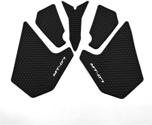 SQNYDH Motorrad-Seitenaufkleber Für Den Kraftstofftank Für Yamaha MT07 MT-07 MT 07 2018-2020 Tankpad-Aufkleber Tankaufkleber für Rahmen, Öl und Benzin(Farbe 3)