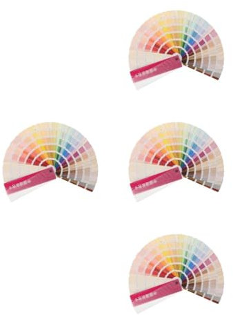 Yardwe 1 Set Color Test Cards Paint Sample Cards Comprehensive Color Chart Essential for Professionals and DIY Enthusiasts and Design