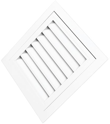 Keenso Registro Moderno de Ventilación a Dos Aguas -Ventilación de la Rejilla para Centros Comerciales de Dormitorio con Eficiencia de Energía del Aire Superior 35x35 Cm