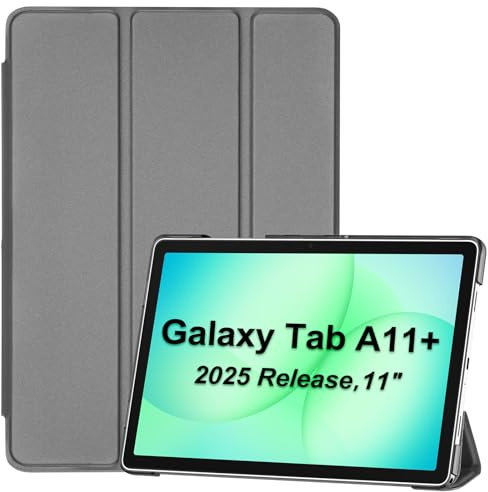 ProCase Case for Samsung Galaxy Tab A11+ (SM-X230) 2025/ A9+ (SM-X210) 2023 11 Inch, Galaxy Tab A11 Plus/A9 Plus 11 Inch Tablet Case, Cover with Auto Sleep/Wake -Grey