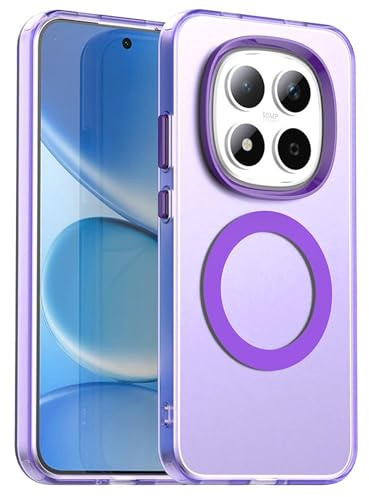 Wigento Hybrid TPU PC Hülle für Xiaomi Redmi Note 15 Pro 5G MagSafe mit Candy Design