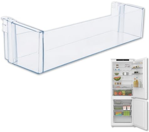 Estante Botellero Frigorífico compatible con Bosch, Botellero inferior para la nevera, código original 00744473, 11023872 compatible con 00705901, Sin Logo, Dimensiones 442 mm x 124,9 mm x 100 mm