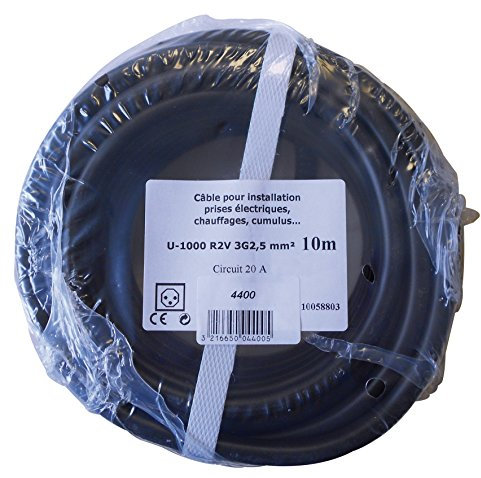 Câble d'alimentation U1000 R2V, L.10m