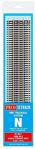 Peco N Set Track 8 X St-11 Double Straight, 174Mm Long (2022)