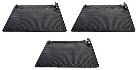 Intex 28685E Above Ground Swimming Pool Water Heater Solar Mat, Black (2 Pack)