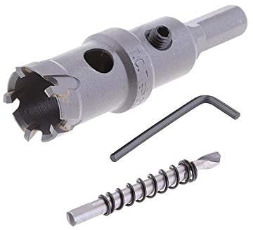 Gloriashoponline FRESA A TAZZA DA TRAPANO PER FORARE METALLO ACCIAIO FRESE DA 20 MM A 50 MM (22 mm)