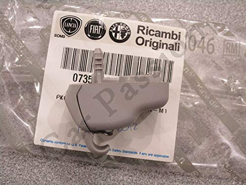 Gancio Supporto Fissaggio Aletta Pantina Parasole Compatibile Con Fiat Panda (312) Dal 2012 In Poi Originale Destro Sinistro