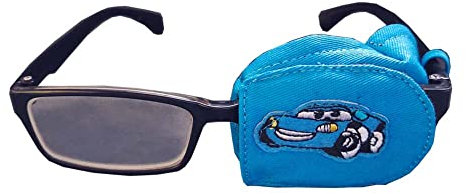FANCYPUMPKIN Creative Eye Patch Patch Lunettes Uniques Couvrent Le Traitement de l'amblyopie pour Les Yeux Paresseux pour Les Enfants (œil Gauche), G