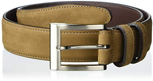 Allen Edmonds Herren Wide Basic Gürtel, Hellbraunes Nubuk, 44