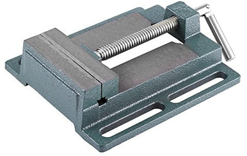 Tornillo De Banco Abrazadera Mesa Banco Para Taladro De Columna Plana Abrazadera Universal Hierro Fundido Banco De Trabajo Apertura De Mandíbula Para Joyas Alicates De Mesa Herramientas Fijas Tallad