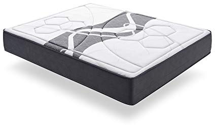 ECCOX - Luxus-Memory-Graphen-Matratze, Höhe 30 cm, HR-Kern aus Schaumstoff mit hoher Anpassungsfähigkeit, Visco Graphen + Supersoft mit hoher Dichte, mittlere bis hohe Härte (180 x 200 cm)