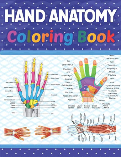 Hand Anatomy Coloring Book: Human Hand and Human Anatomy Learning Workbook.Human Hand Anatomy Coloring Book.Kids Anatomy Coloring Book.Human Hand ... Coloring Book.Anatomy Book Of Human Hand