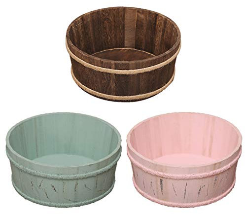 unknows Babywaschbecken, für Neugeborene, Fotografie-Requisiten, Holzwaschbecken, Vollmond, Baby-Säugler, Hilfs-Foto-Shooting-Korb