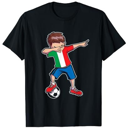 Maillot de football italien Fan Dabbing pour garçon/homme T-Shirt