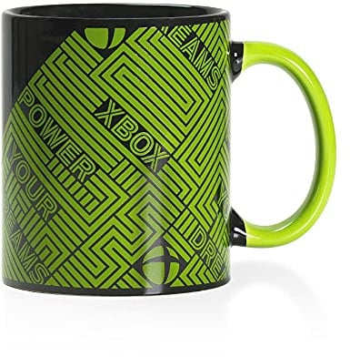 rubber road ltd numskull NS2690 - Taza de cerámica oficial de Xbox Core (250 mililitros)