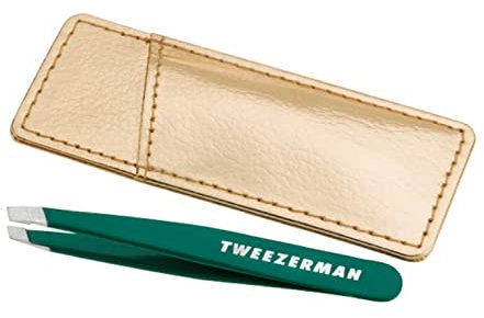 Tweezerman Mini pince à épiler inclinée avec étui