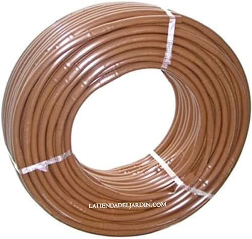 Suinga TUBERIA RIEGO POR GOTEO 16mm. GOTEROS cada 33 CM, 50 METROS, marrón