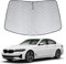 Parasol de Ventana Delantera de Coche Repuesto para BMW 5 Series 2018-2023, Parasol para Parabrisas de Coche en el Interior Plegable, Protección UV Reflectante contra el Polvo