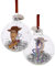 Disney 100 Boule de Noël en verre Boisé