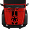 IBLUON Adesivo per cofano militare Doordash, per Jeep Wrangler TJ LJ JK Star Army Stripes Decal Vinile per auto camion Adesivo impermeabile