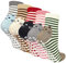 ZAKASA Stoppersocken Damen Rutschfest: Lustige Katzen ABS Socken, Witzige Antirutschsocken für Frauen, Bunte Tiere Motiv Mit Noppen, EU 35-41 Streifenkatze, 5 Paare