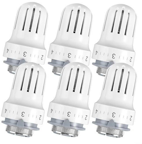Thermostatisches Heizkörperventil, 6 Stück TRV Heizkörperthermostatkopf Heizungsregelung Thermostat Heizventile Werkzeug