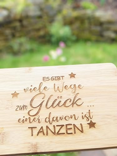 Frühstücksbrettchen Tanzen | Geschenke Tanzlehrerin Tänzer Gardetrainerin