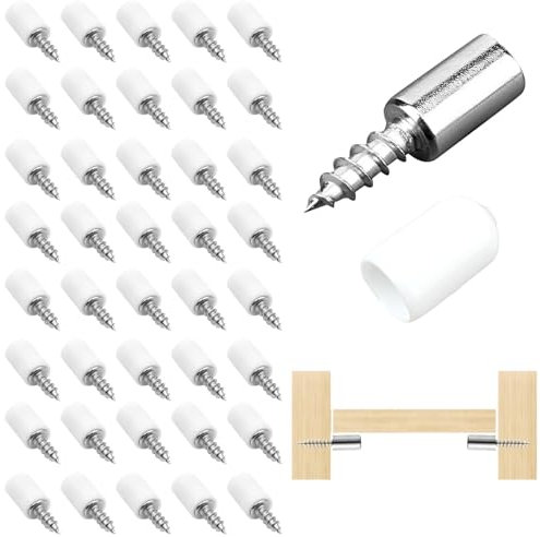 Scettar 40 Pezzi Pioli di Supporto per Mensole con Manicotto in Gomma,Perni per Mensole Supporto Pioli,Supporti per Scaffali, per Librerie, Armadietti,Armadietto del vino,Mobile per Scarpe