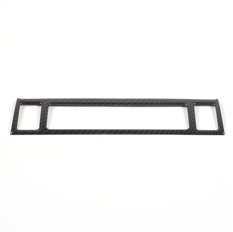 Innenleisten Für Pilot 2015-2022 ABS Sitz Heizung Taste Rahmen Abdeckung Trim Aufkleber Auto Zubehör(Farbe:Carbon black)