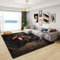 Rottweiler Teppich - Teppich Wohnzimmer Schlafzimmer Hundemotiv, Großer Teppich Hunde, Weich Kurzflor & Waschbar & rutschfest Wohnzimmerteppich, Kinderteppich, Bettvorleger 160x230 cm