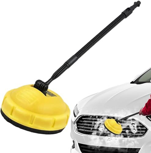 High Pressure Surface Patio Cleaner for Karcher K2 -k7 High Pressure Washer Accessories for Karcher K2 -k7 Rotating Pressure Washer Brush for Outdoor Patio Cleaner Car Cleaning Tool