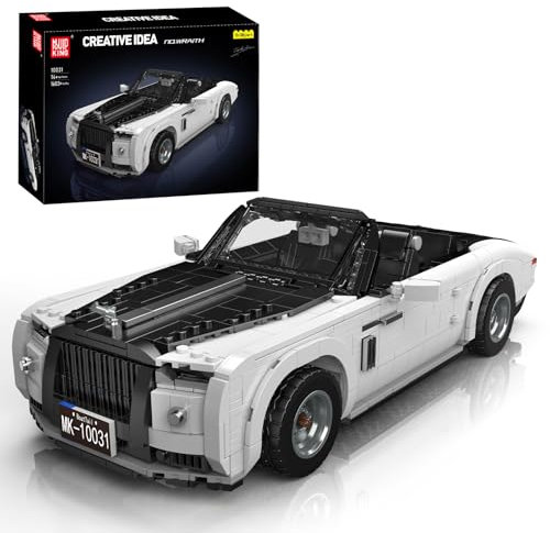 Mould King 10031 Technik Auto Bausteine Modell, 1603 Teile Statische Version Car Modell Bauset, 1:16 Maßstab Sportwagen Fahrzeugmodell Spielzeug Bausatz als Geschenk/Sammlerstücke