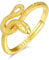 INFUSEU Damen Schlangenring, Mystischer Schlangen Keltischer Knoten Schmuck 925 Silber 18K Gold Verstellbar Modell 7–8 Ring Vintage Daumenring Geschenk für Männer Frauen