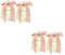 SHINEOFI 2sets Wedding Favour Candy Boxes Birdcage Style Candy Container Elegant Storage Box for Sweet Treats 2pcs*2