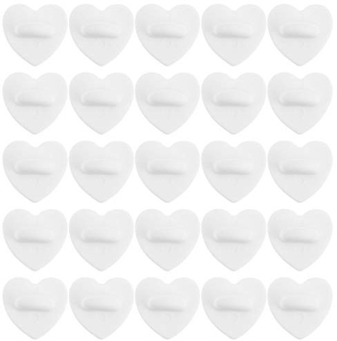 HAPINARY 100 Stücke Herzförmige Pinbacks Halter Verschluss Kupplung Pin Backs Keepers Pin Caps