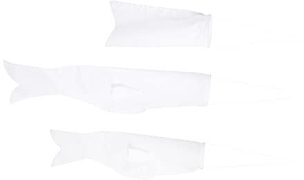 BESPORTBLE 3pcs Blank Japanese Carp Windsock Diy Hanging Fish Windsocks for Garden Decoration Create Your Own Flags Gentle Breeze