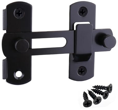 tiyiyok Pestillo Puerta Corredera, 180° Pestillo Puerta, Acero Inoxidable, Adecuado para Puertas de Dormitorios, Puertas de Cocina, Puertas de Baño, Puertas de Gabinetes, Puertas de Balcones, etc