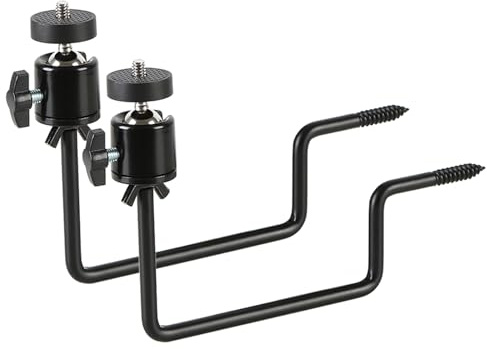 BlazeVideo Wildkamera-Halterung, robuste Baumhalterung Baumspieß 360° verstellbar Universalgewindeanschluss 1/4''-20 (6mm) für Outdoor-Monitore, Kameras, Solarpanels, Nachtsichtgeräte
