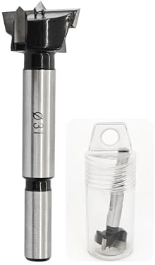Pdetveo, Punta per Trapano Forstner da 31 mm (1,22), in Carburo di Tungsteno, Utensile per Foratura del Legno, Taglierina di Precisione per Cerniere per Lavorazione del Legno, Legno Duro, Legno