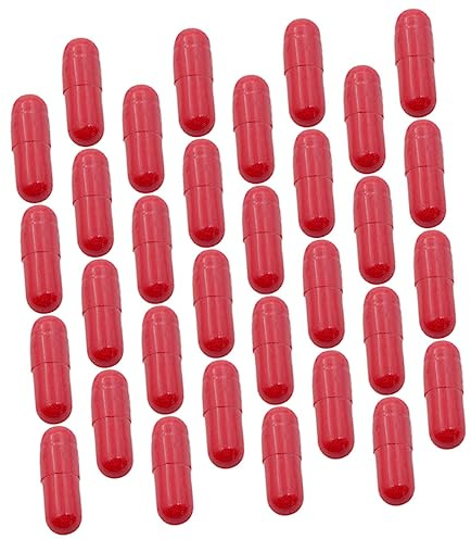 BESPORTBLE 32 pièces Capsules de Faux Sang Halloween Accessoires Cosplay Zombie Odeur Sang Simulé pour Maquillage Scène et Farces