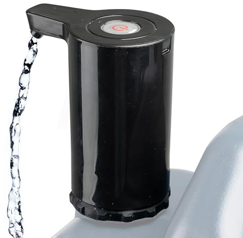 NATURBUMMLER Robinet électrique [Aqua Tap+] Pompe universelle pour bouteilles d'eau et combinable avec le bidon AquaJugPro+ – Distributeur d'eau idéal pour le camping, l'extérieur et les festivals