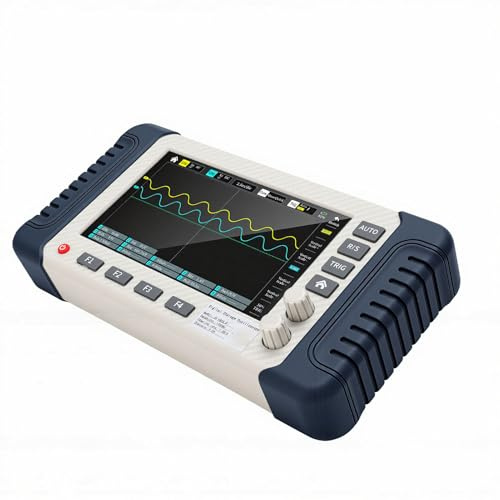 BAFOVY 3-in-1-Oszilloskop, 100 MHz, 1 GSa, 7-Zoll-Touchscreen-Digitaloszilloskop mit Multimeter und Beliebigem Wellenformgenerator Als Signalquelle für Signalanalyse und Fehlersuche