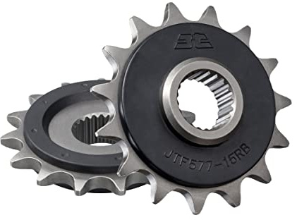 JT Sprockets JTF577.15RB Rubber Padded Front Sprocket
