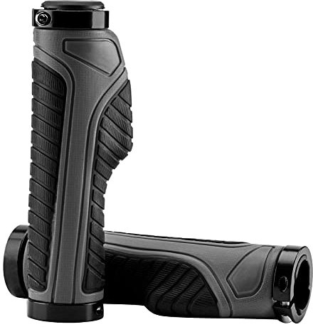 ROCKBROS Puños Manillar para Bicicleta Ergonómicos Antideslizantes Accesorios para MTB Bicicleta Plegable Ciclismo, 131 mm