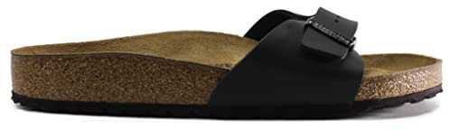Birkenstock Madrid Birko Flor, Men's Clogs, Black/White, 37/39 EU