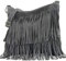 modamoda de T125 Damen Leder Wildleder Schultertasche Umhängetasche handmade in Italy, Farbe:Anthrazitgrau