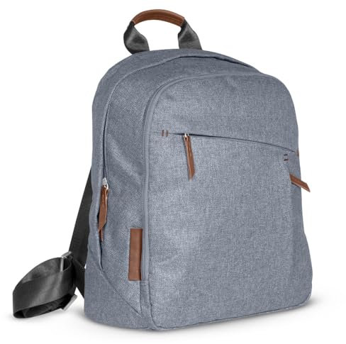 UPPAbaby Changing Backpack - GREGORY (blue melange/saddle leather)