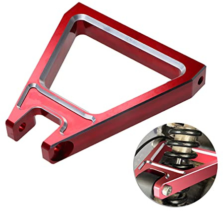 JESTOP Verstärkte Billet-Hinterrad-Progression, dreieckig, passend für Sur ron Light Bee X/Sur ron S & Segway X160/X260, robustes Aluminium-Federgestänge Dreieck, Sur-Ron Segway Zubehör (rot)