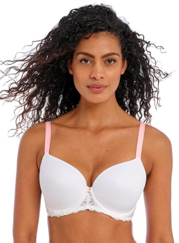 Freya Offbeat Moulded Demi T-Shirt Bra White White 38GG